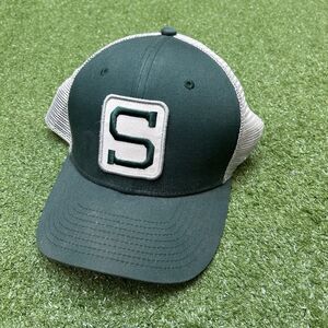 Michigan State Hat Cap SnapBack Mens Green Trucker Mesh Nike Classic99